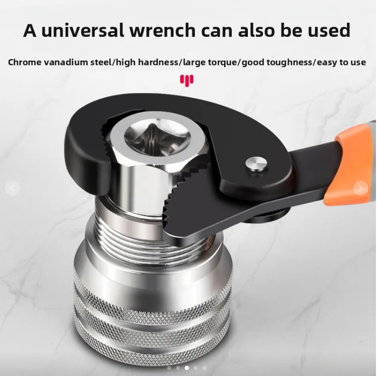 NovaGrip Universal Socket — Fits 7mm–19mm in Seconds (Drill Adapter Included)