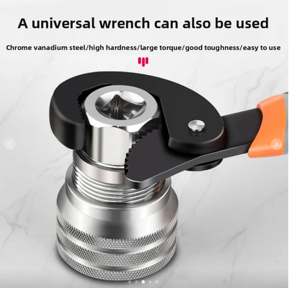 NovaGrip Universal Socket — Fits 7mm–19mm in Seconds (Drill Adapter Included)